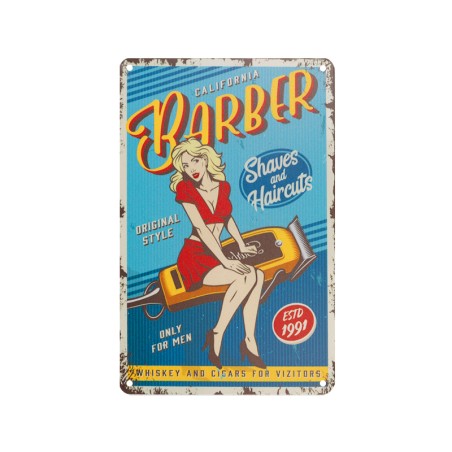 Διακοσμητικός πίνακας Barber B077