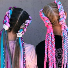 Συνθετικά μαλλιά για ράστα και πλεξούδες Cocktail kanekalon 140cm/80gr