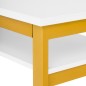 Τραπέζι manicure σε λευκό με χρυσό χρώμα 17G