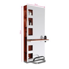 Κονσόλα Κομμωτηρίου Gabbiano B058 Cherry