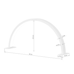 Led φωτιστικό Half Moon GLOW με ρύθμιση έντασης 85cm