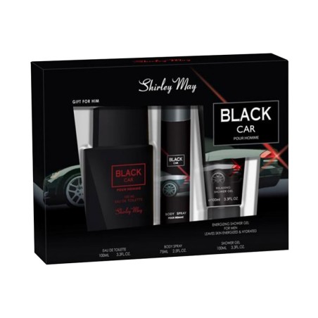 Black Car Set EDT + Body spray + Shower Gel