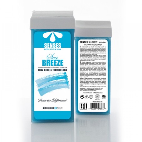 Υποαλλεργικό Κερί Αποτρίχωσης Senses Sea Breeze Ρολέτα Roll-On 100ml