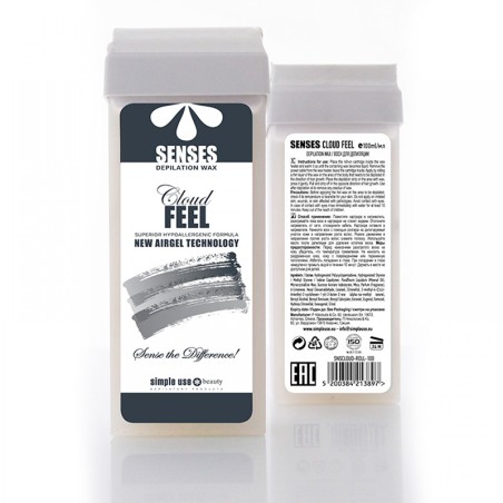 Υποαλλεργικό Κερί Αποτρίχωσης Senses Cloud Feel Ρολέτα Roll-On 100ml