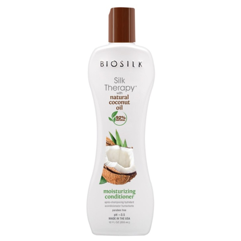 Biosilk Silk Therapy Coconut Oil Moisturising Conditioner 355ml