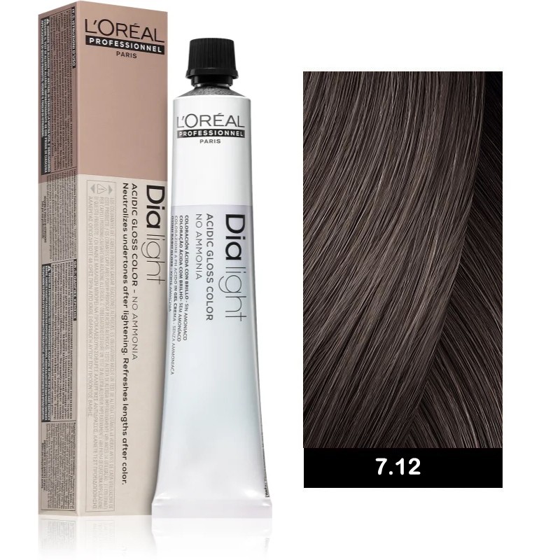 L’oreal Professionnel Dia Light 50ml N°7.12 Ξανθό Σαντρέ Ιριζέ