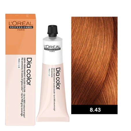 L’oreal Professionnel Dia Color 60ml N°8.43 Ξανθό Ανοιχτό Χάλκινο Χρυσό