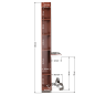 Κονσόλα Κομμωτηρίου Gabbiano B058 Cherry