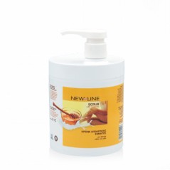 Κρέμα Απολέπισης Σώματος New Line Μέλι και Γάλα 1000ml