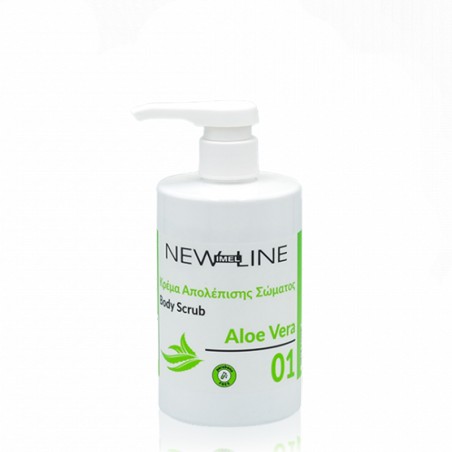 Κρέμα Απολέπισης Σώματος New Line Aloe Vera 500ml