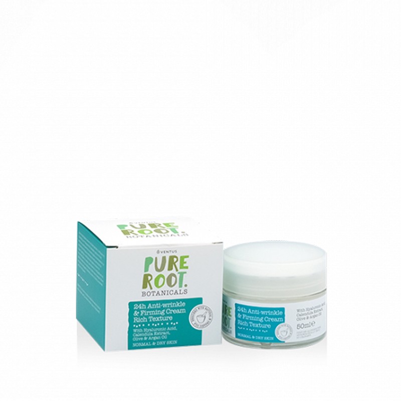 24ωρη Αντιρυτιδική & Συσφικτική Κρέμα Πλούσια Σύνθεση Ventus Pure Root 50ml