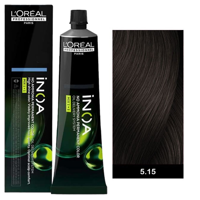 L’oreal Professionnel Inoa 60ml N°5/15 Καστανό Ανοιχτό Σαντρέ Ακαζού L’oreal Professionnel Inoa 60ml N°5/15 Καστανό Ανοιχτό Σαντρέ Ακαζού