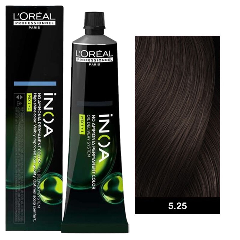 L’oreal Professionnel Inoa 60ml N°5/25 Καστανό Ανοιχτό Ιριζέ Ακαζού L’oreal Professionnel Inoa 60ml N°5/25 Καστανό Ανοιχτό Ιριζέ Ακαζού