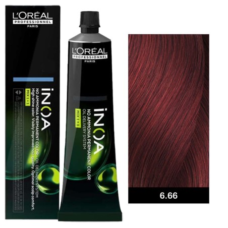 L’oreal Professionnel Inoa Carmilane 60ml N°666 Ξανθό Σκούρο Κόκκινο Βαθύ