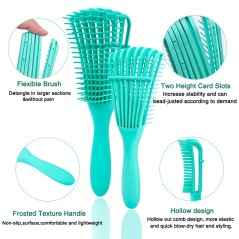Βούρτσα Ξεμπερδέματος Χτενίσματος σε Πράσινο Χρώμα
