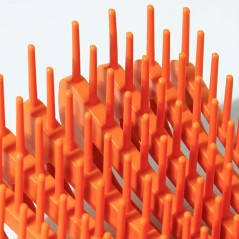 Βούρτσα Ξεμπερδέματος Χτενίσματος σε Πορτοκαλί Χρώμα