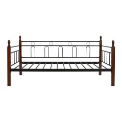 ΚΑΝΑΠΕΣ ΚΡΕΒΑΤΙ ΣΤΡΩΜΑ 90Χ190 εκ ΜΕΤΑΛΛΟ ΚΑΙ ΞΥΛΟ FB9367