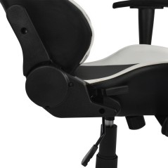 ΠΟΛΥΘΡΟΝΑ GAMING FB91056.04 ΜΑΥΡΟ ΛΕΥΚΟ PU 67x70x134 cm