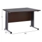 ΓΡΑΦΕΙΟ ΕΠΑΓΓΕΛΜΑΤΙΚΟ FB92044.02 WENGE 120X72X75 εκ.