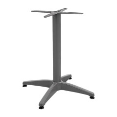 ΒΑΣΗ ΑΛΟΥΜΙΝΙΟΥ 4ΝΥΧΗ 66Χ66X69Υεκ. ΜΕ ΣΤΑΥΡΟ 45x45εκ. FB9448.04 ΓΚΡΙ