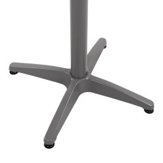 ΒΑΣΗ ΑΛΟΥΜΙΝΙΟΥ 4ΝΥΧΗ 66Χ66X69Υεκ. ΜΕ ΣΤΑΥΡΟ 45x45εκ. FB9448.04 ΓΚΡΙ