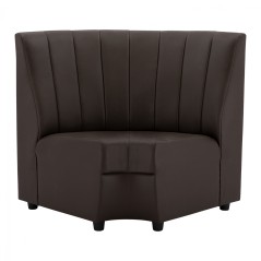 ΚΑΝΑΠΕΣ ΓΩΝΙΑΚΟΣ FB93163.03 ΑΠΟ ΤΕΧΝΟΔΕΡΜΑ ΚΑΦΕ 118x66x93Υ εκ.