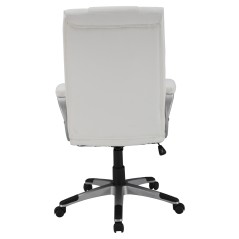 ΚΑΡΕΚΛΑ ΓΡΑΦΕΙΟΥ ΔΙΕΥΘΥΝΤΙΚΗ FB91092.02 ΛΕΥΚΗ 63x66x116 εκ.