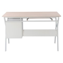 ΓΡΑΦΕΙΟ SONOMA-ΛΕΥΚΟ ΜΕ ΛΕΥΚΟ ΣΚΕΛΕΤΟ FB92130.01 120X60X76εκ.