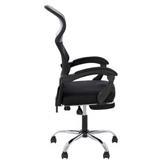 ΚΑΡΕΚΛΑ ΓΡΑΦΕΙΟΥ ΜΑΥΡΗ FB91159.01 57x57x122 εκ.