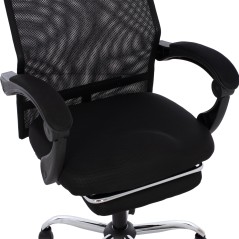 ΚΑΡΕΚΛΑ ΓΡΑΦΕΙΟΥ ΜΑΥΡΗ FB91159.01 57x57x122 εκ.