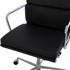 ΚΑΡΕΚΛΑ ΓΡΑΦΕΙΟΥ SUPERIOR ΜΕ ΣΚΕΛΕΤΟ ΑΛΟΥΜΙΝΙΟΥ ΜΑΥΡΗ FB91172.01 62x70x115 εκ.