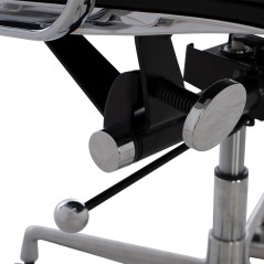 ΚΑΡΕΚΛΑ ΓΡΑΦΕΙΟΥ SUPERIOR ΜΕ ΣΚΕΛΕΤΟ ΑΛΟΥΜΙΝΙΟΥ ΜΑΥΡΗ FB91172.01 62x70x115 εκ.