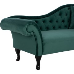ΑΝΑΚΛΙΝΔΡΟ T.CHESTERFIELD FB93008.03 ΚΥΠΑΡΙΣΣΙ ΒΕΛΟΥΔΟ-ΜΑΥΡΑ ΠΟΔΙΑ 187x61x82Υ
