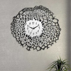 ΡΟΛΟΙ ΤΟΙΧΟΥ ΑΠΟ ΜΑΥΡΟ MDF & PLEXIGLASS MIRROR FB97635.01 Φ50 εκ.