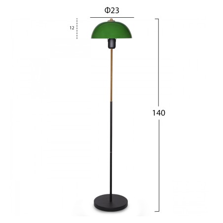 ΦΩΤΙΣΤΙΚΟ ΔΑΠΕΔΟΥ FB97579.02 ΠΡΑΣΙΝΟ ΧΡΥΣΟ Φ23x140 εκ.