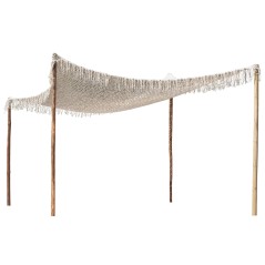 ΣΚΙΑΣΤΡΟ DANIKA 3Χ3 ΜΑΚΡΑΜΕ ΕΚΡΟΥ ΧΡΩΜΑ FB95780