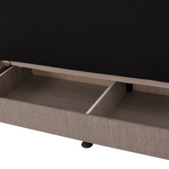 ΚΑΝΑΠΕΣ ΚΡΕΒΑΤΙ ΤΡΙΘΕΣΙΟΣ ΜΠΕΖ FB93239.04 180x72x77Υ εκ.