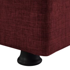 ΚΑΝΑΠΕΣ ΚΡΕΒΑΤΙ ΤΡΙΘΕΣΙΟΣ ΚΟΚΚΙΝΟ FB93239.06 180x72x77 εκ.