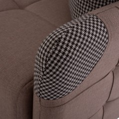 ΚΑΝΑΠΕΣ ΚΡΕΒΑΤΙ ΔΙΘΕΣΙΟΣ FB93246.01 ΜΠΕΖ 140x82x86 εκ.