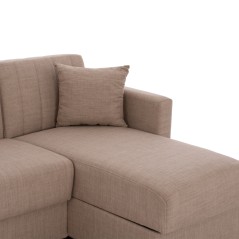 ΓΩΝΙΑΚΟΣ ΚΑΝΑΠΕΣ ΚΡΕΒΑΤΙ ΜΠΕΖ FB93244.04 200x133x77Yεκ.