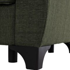 ΚΑΝΑΠΕΣ ΚΡΕΒΑΤΙ ΔΙΘΕΣΙΟΣ ΨΗΛΗ ΠΛΑΤΗ DARK OLIVE FB93243.05 160x84x88 εκ.