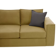 ΚΑΝΑΠΕΣ ΓΩΝΙΑ ΑΝΑΣΤΡΕΨΙΜΗ FB93257.09 ΥΦΑΣΜΑ ΑΛΕΚΙΑΣΤΟ  ΧΡΥΣΟ 240x170x86Υεκ.