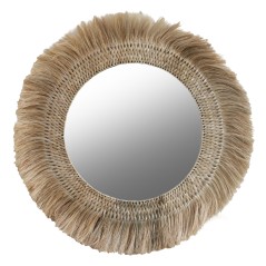 ΚΑΘΡΕΠΤΗΣ ΤΟΙΧΟΥ ΣΤΡΟΓΓΥΛΟΣ ΜΕ ΙΝΕΣ ΑΜΠΑΚΑ ΣΕ ΧΡΩΜΑ ΦΥΣΙΚΟ 120x4x120Yεκ.FB97747